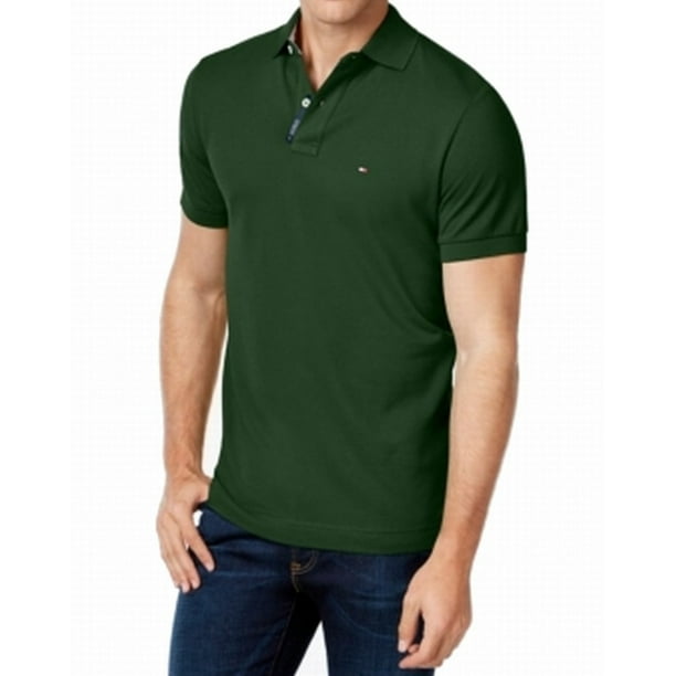 Tommy Hilfiger Mens Large Classic Fit Polo Rugby Shirt Tommy Hilfiger Mens Large Classic Fit Polo Rugby Shirt